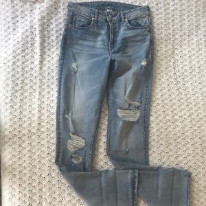 H&M distressed denim